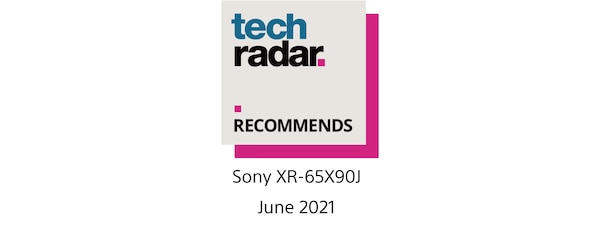 Tech Radar Recommended logo awarded to 65X90J in June 2021