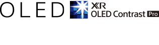 Logos of OLED and XR OLED Contrast Pro