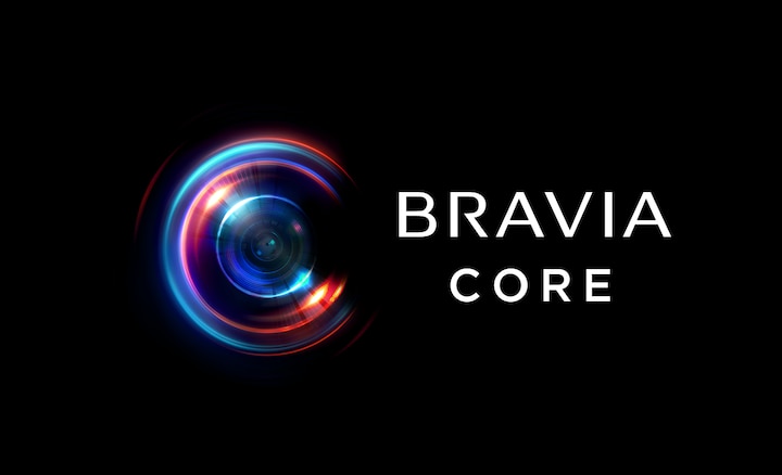 Screenshot showing logo of BRAVIA CORE