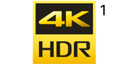 4K HDR logo