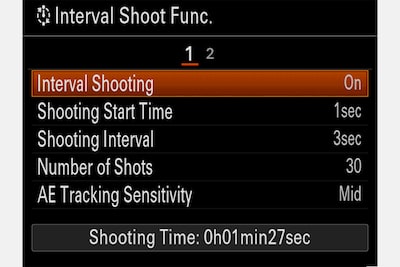 Interval Shooting for time-lapse movies