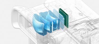 Illustration of viewfinder interior