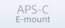 APS-C E-mount